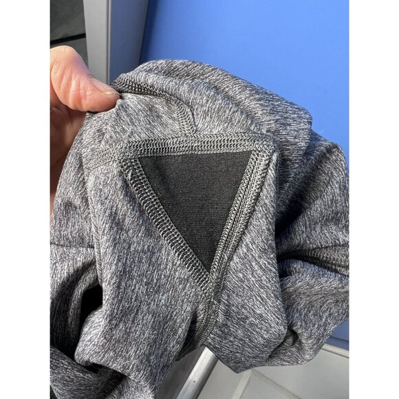 Lululemon Mid-Rise Cropped Leggings Womens 4 Gray Capris hiking outdoors - Picture 8 of 11